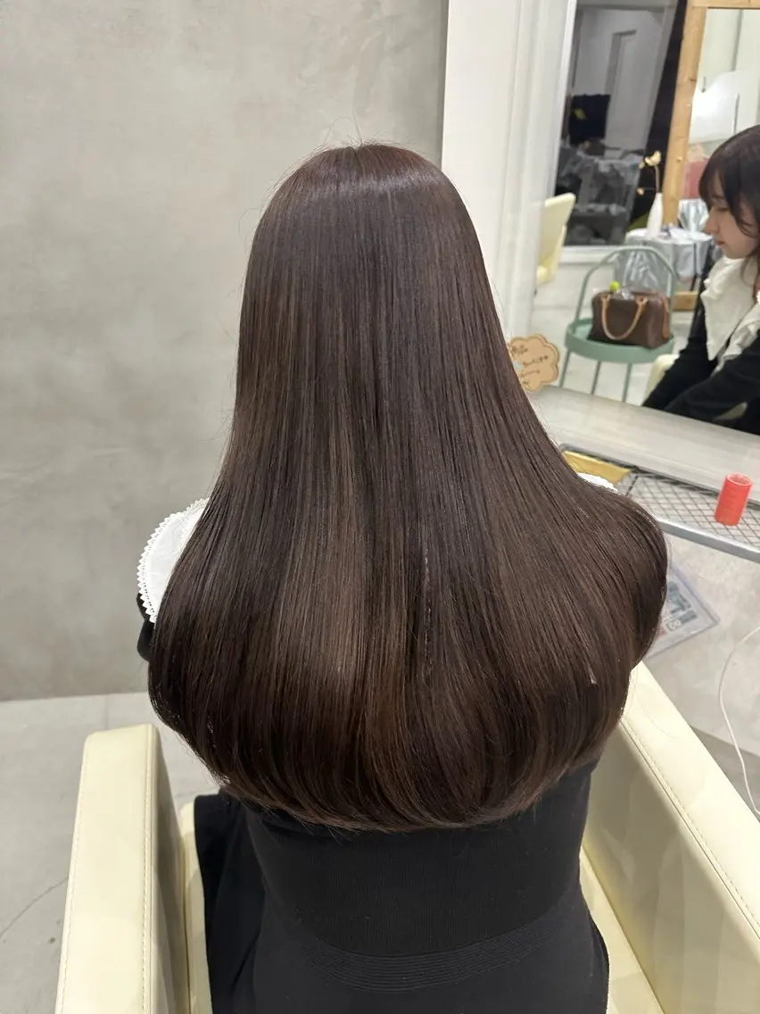 ロング カラー さあや 【透け感/艶感】のヘアスタイル
