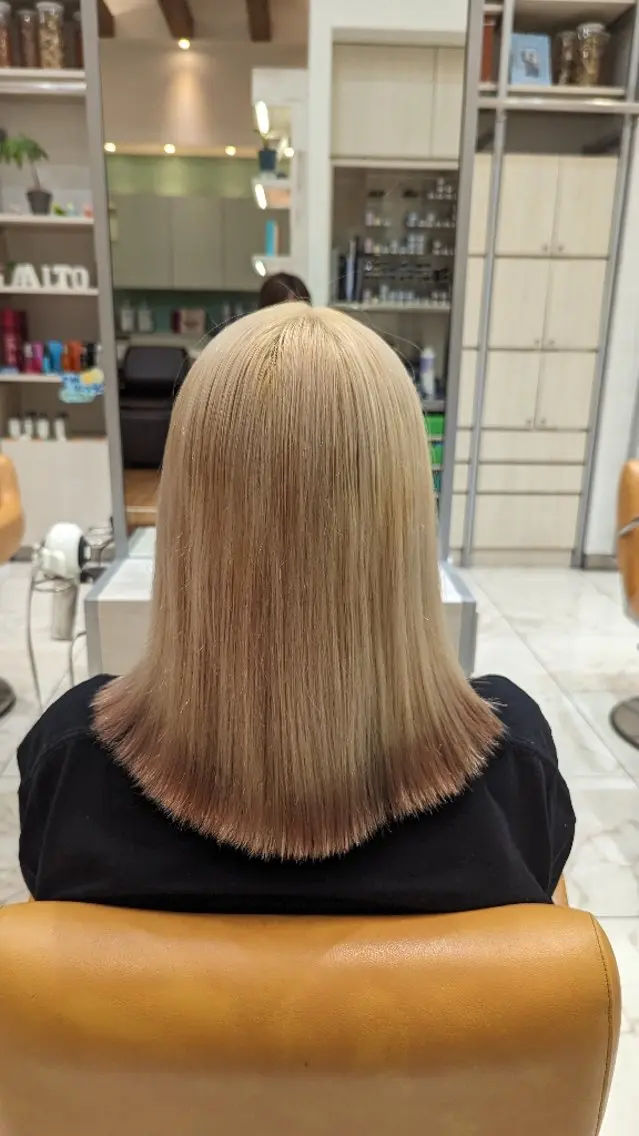 カラー ブリーチ 吉村 学のヘアスタイル