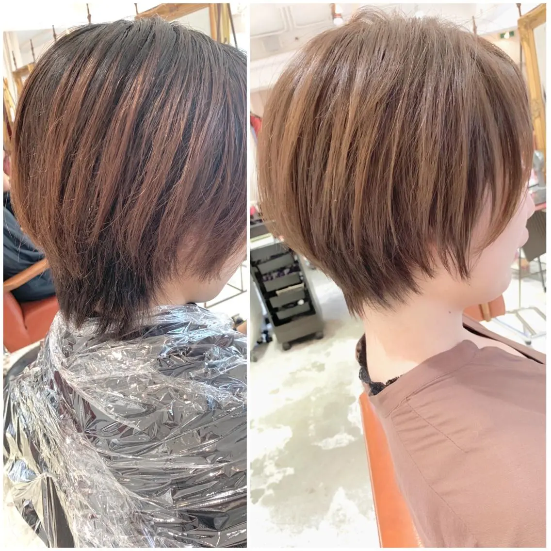 ショート カラー 大人女性ショート専門 tomodaのヘアスタイル