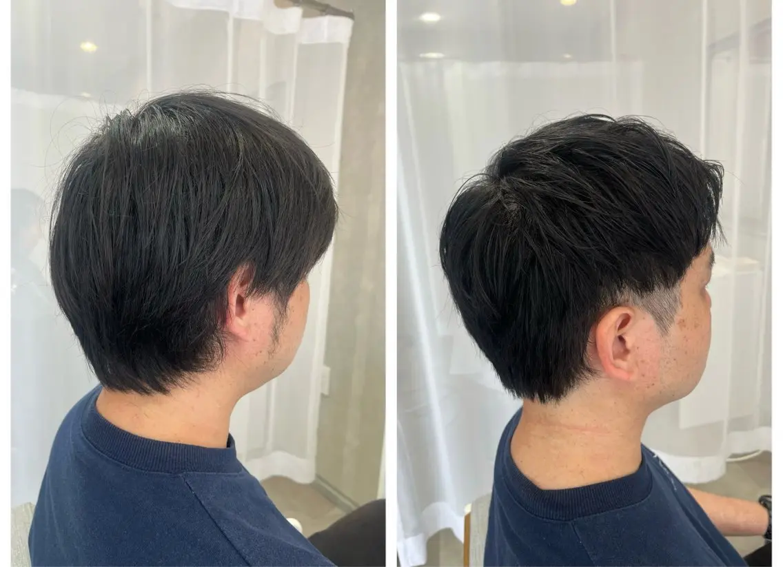 メンズ カット 森 愛友のヘアスタイル