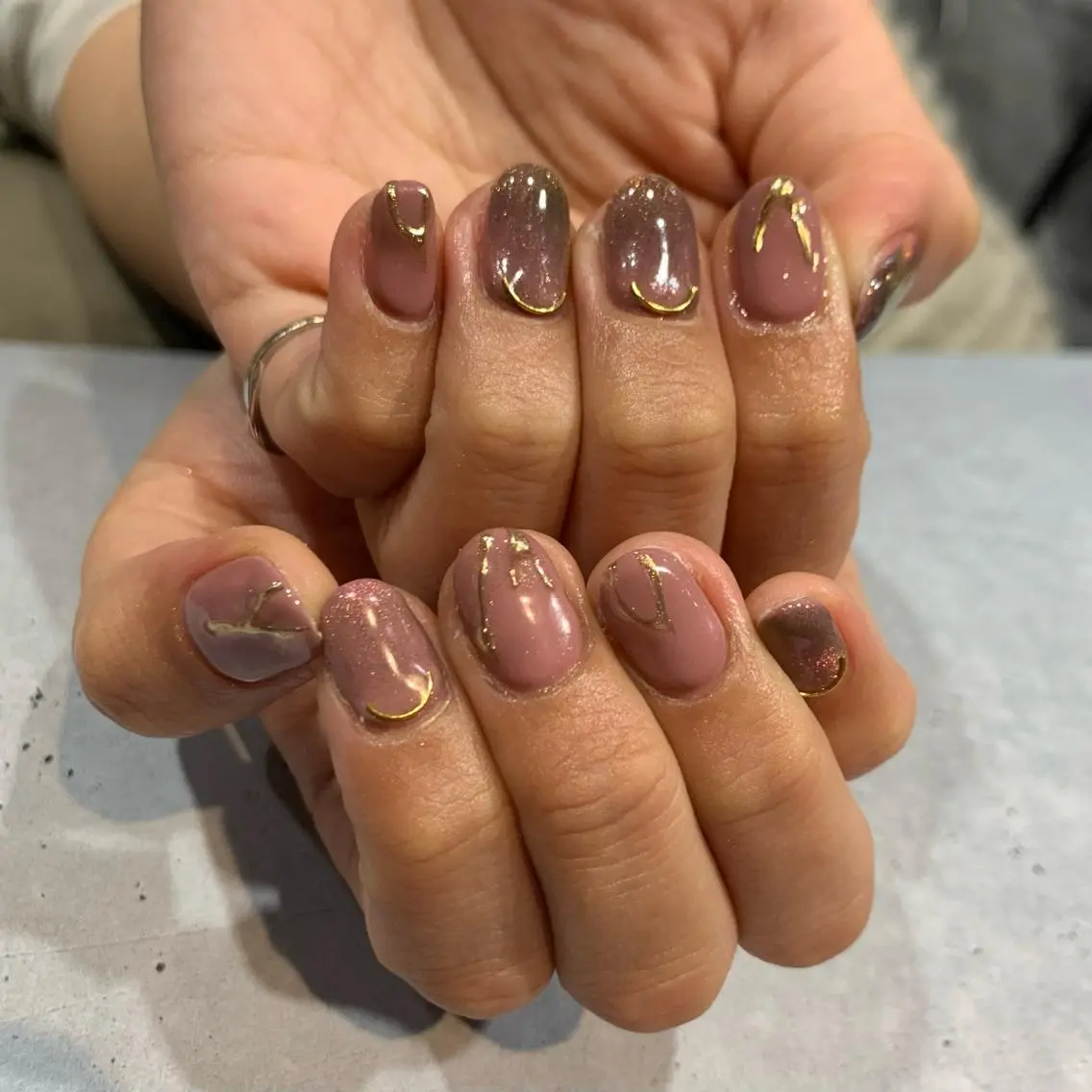 ネイル 持ち込み ハンドネイル nailist Chisakiのネイルデザイン