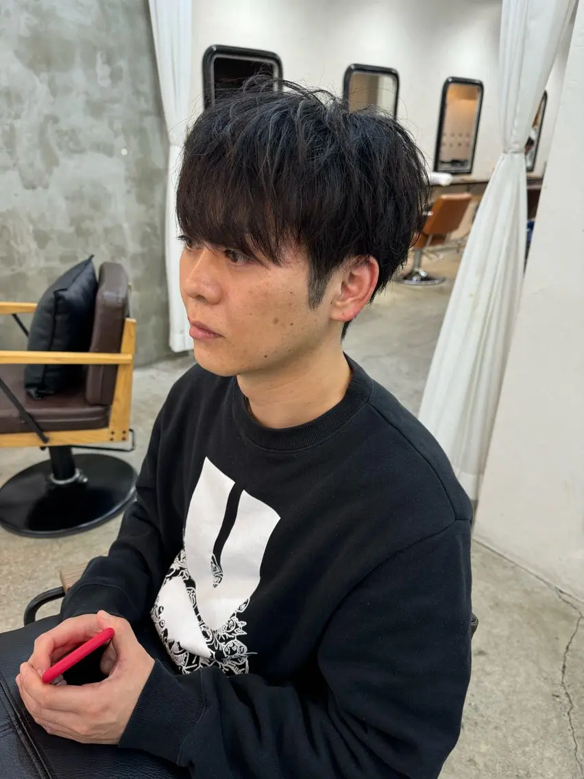 ショート メンズ マッシュ 刈り上げ 志賀 あずみのヘアスタイル