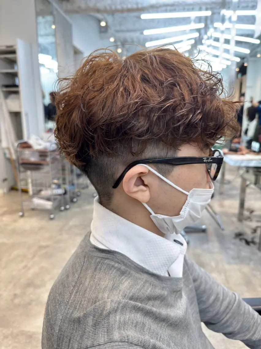 ショート カラー パーマ カット ヘアカラー パーマ fifth 児玉達哉 当日予約🙆のヘアスタイル