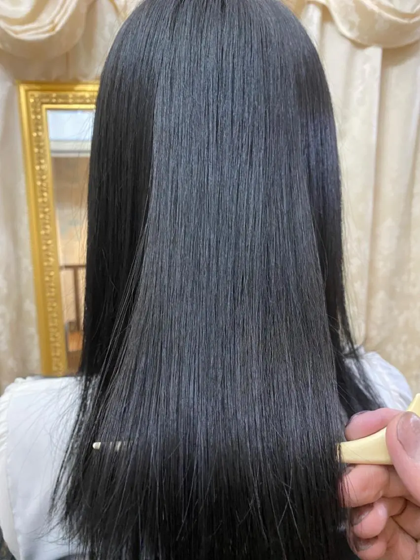 新作幹細胞入縮毛矯正+新作トリートメントの写真