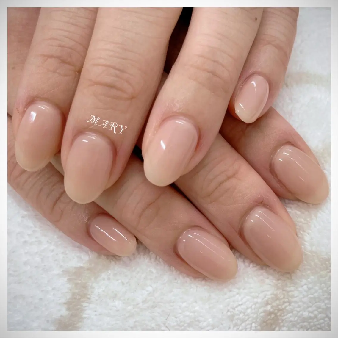 ネイル ニュアンスネイル オフィスネイル ワンカラーネイル シンプルネイル ハンドネイル Mary nail .narumiのネイルデザイン