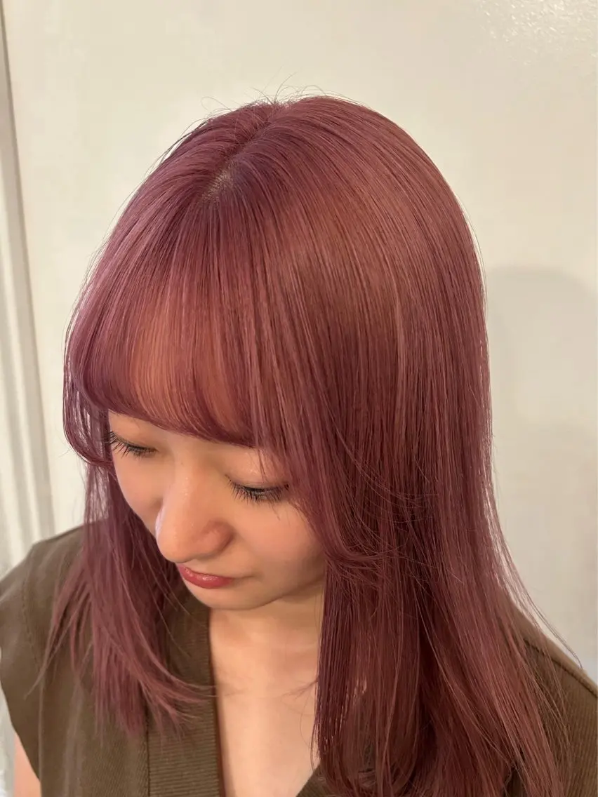 セミロング カラー カット ヘアカラー トリートメント *UNU* RICOのヘアスタイル
