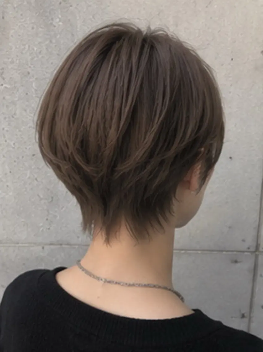 ショート カラー カット ヘアカラー Quincess SHINOのヘアスタイル