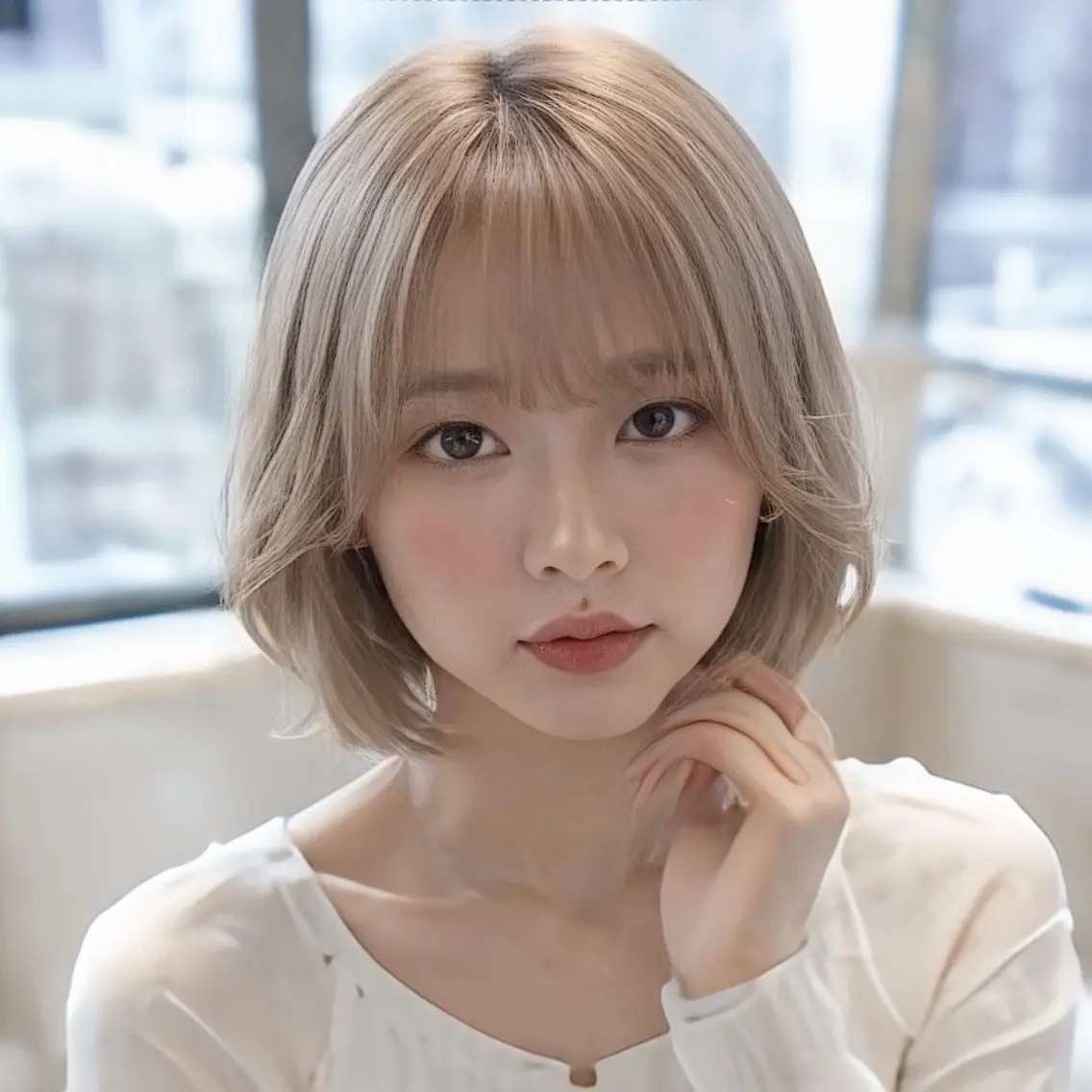 ショート 縮毛矯正/レイヤー/ 前髪カット/おばかんのヘアスタイル