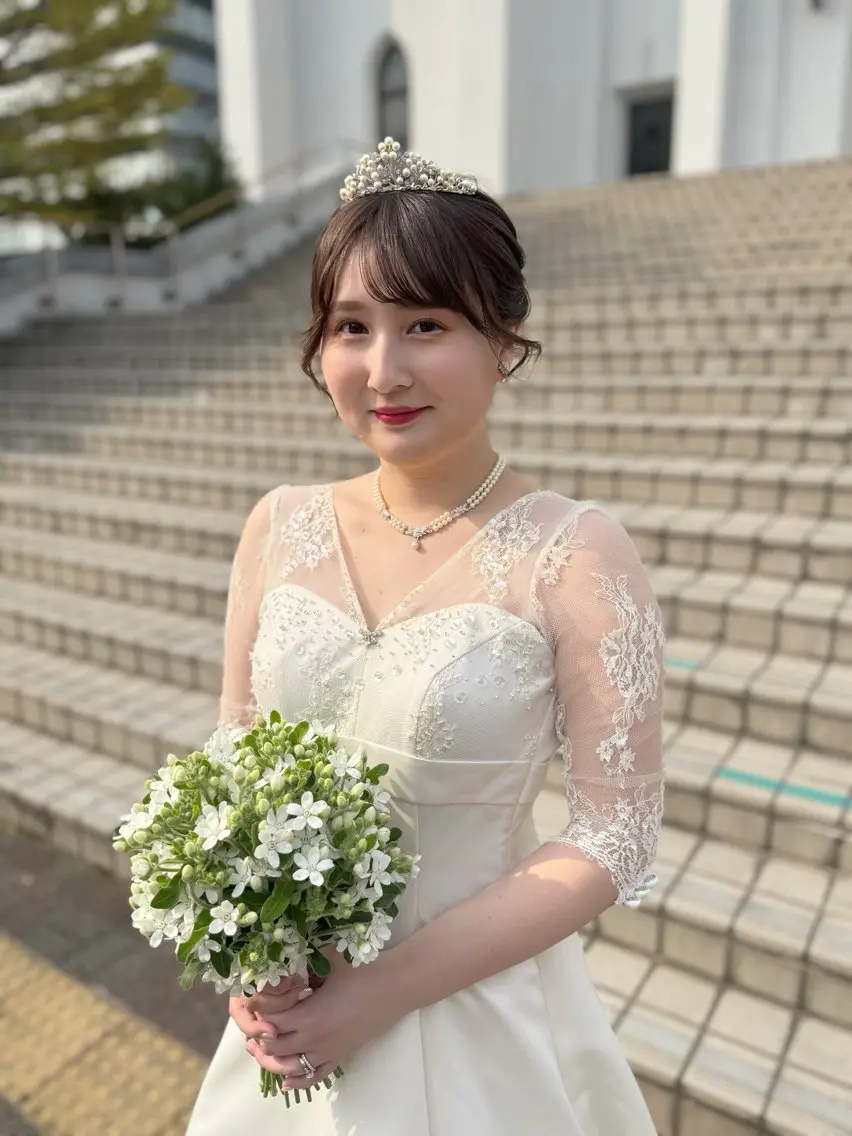 【前撮り・当日】ブライダルヘアメイク👗💍の写真