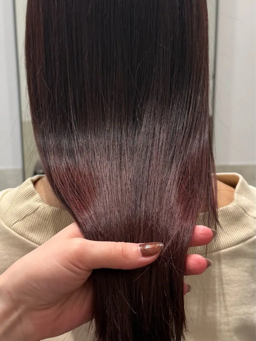 ロング カット ヘアカラー トリートメント 𓍯柔らかhair 𓍯 yukinoのヘアスタイル