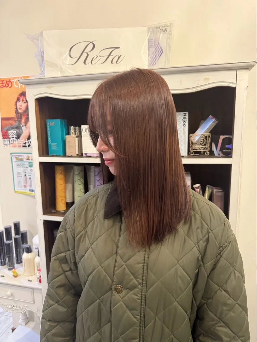 ミディアム カラー set-up juriのヘアスタイル