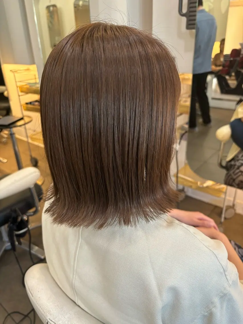 カラー ヘアカラー 𝗬𝗨𝗔 🐈‍⬛のヘアスタイル