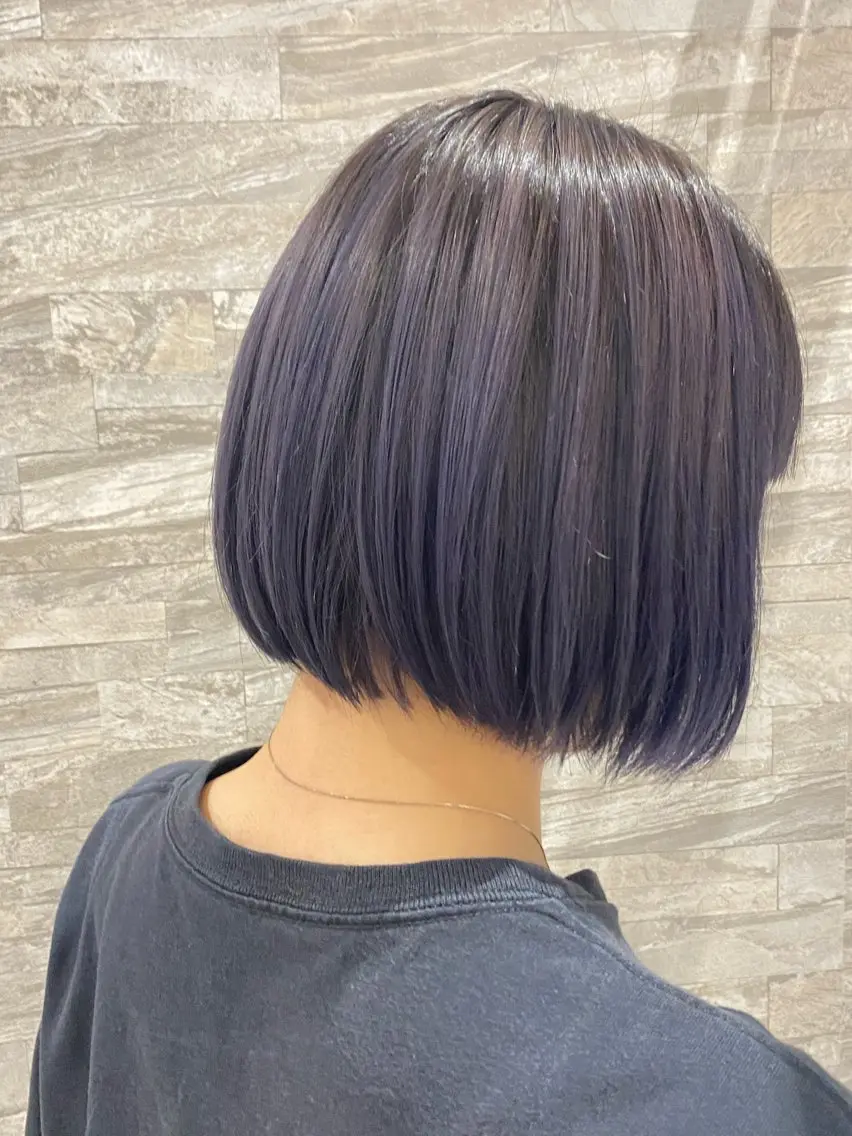 カラー ブリーチ 髪質改善 長谷部 里美のヘアスタイル