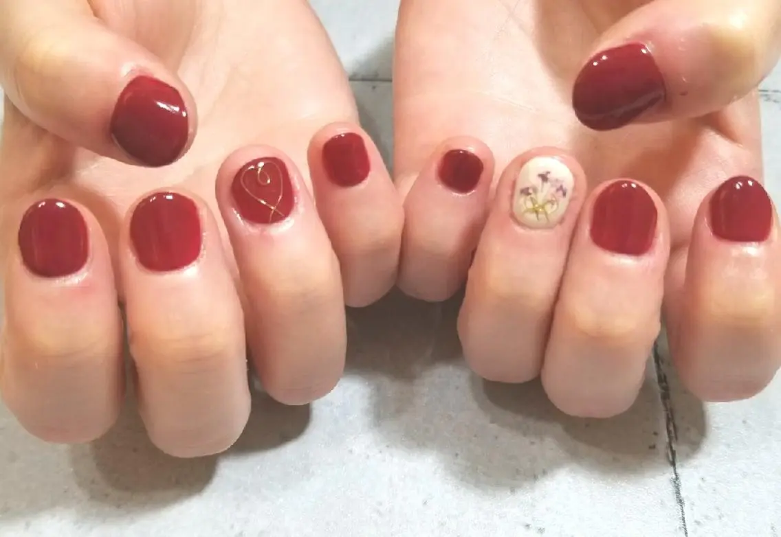 ネイル アートネイル ワンカラーネイル nijiiro🌈 サトウのネイルデザイン