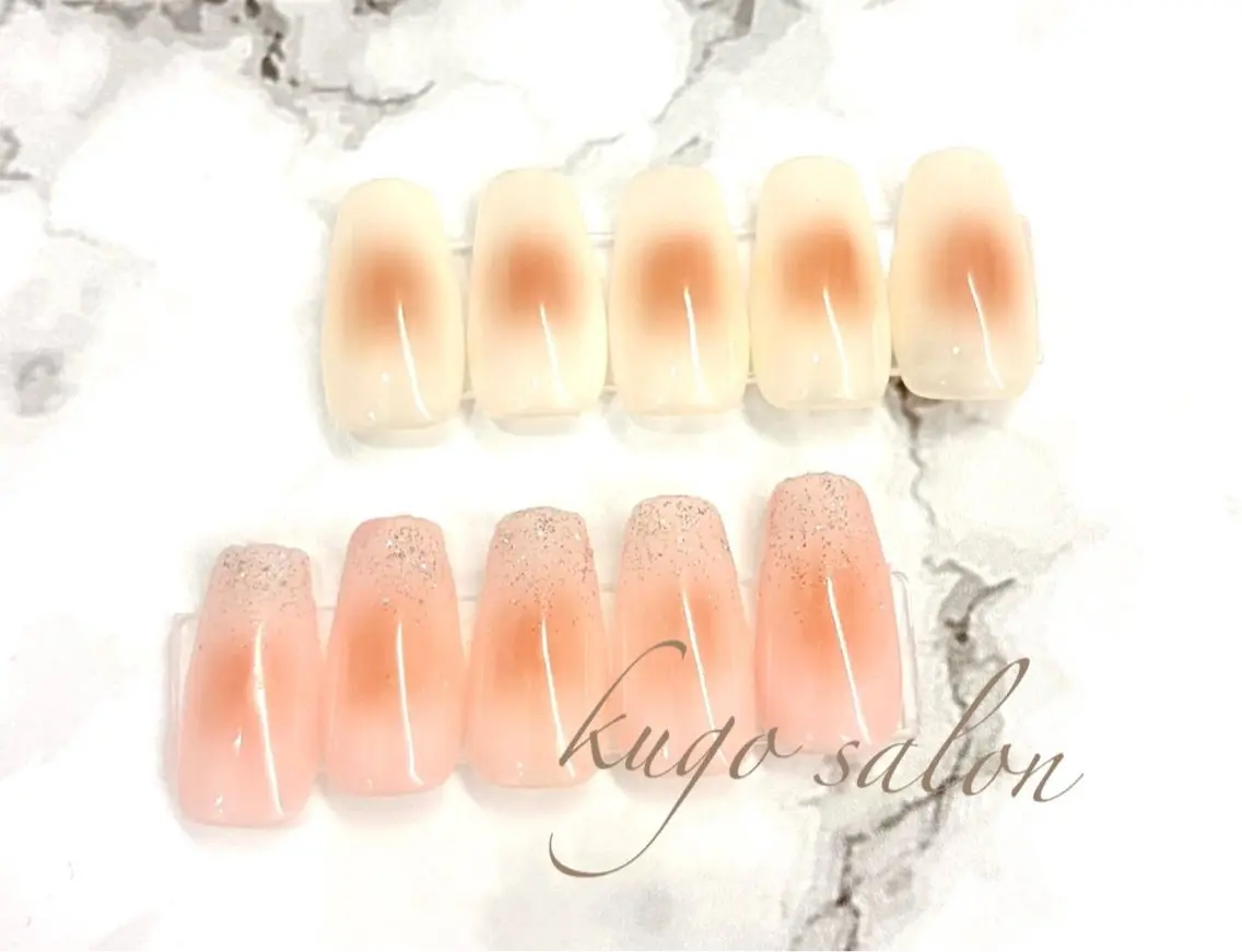 ネイル チークネイル ハンドネイル KUGO SALON MIYUのネイルデザイン