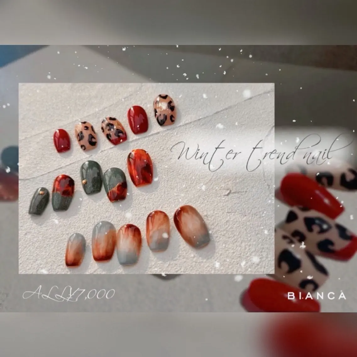 ネイル ハンドネイル Bianca川越 🍓Nakasoneのネイルデザイン
