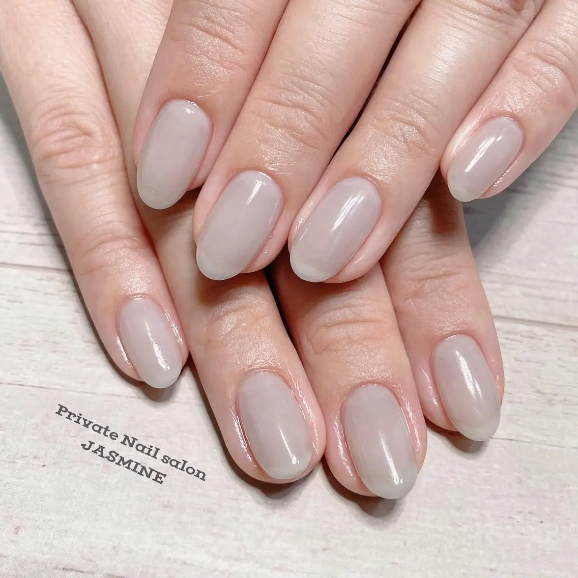 ネイル ワンカラーネイル シンプルネイル ハンドネイル Nail salon JASMINEのネイルデザイン
