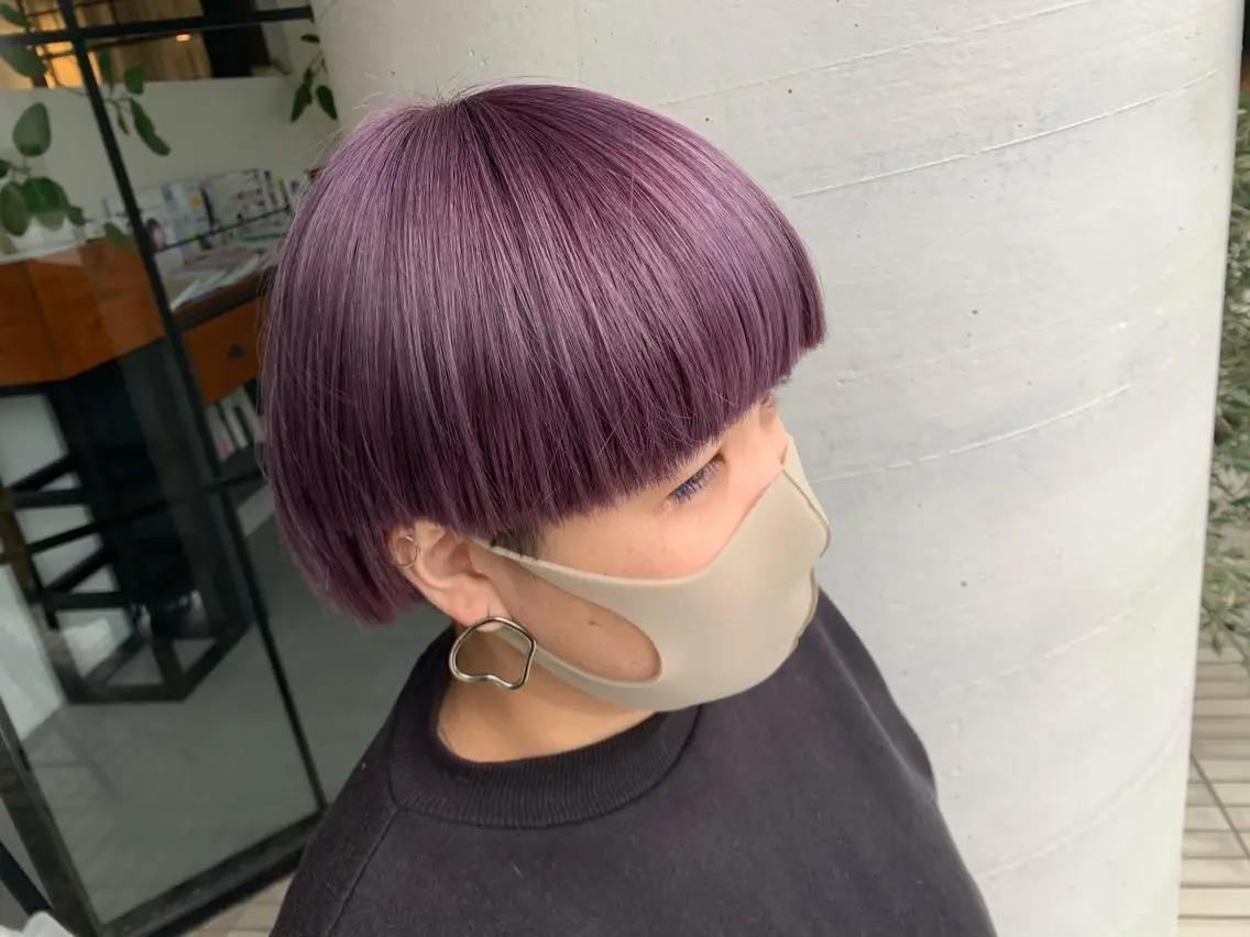 ショート カラー 三好 羽美のヘアスタイル