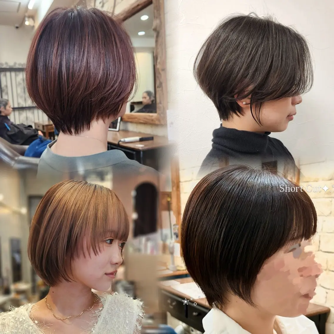 ショート カット 🖤里央愛🖤 カットモデル募集中のヘアスタイル