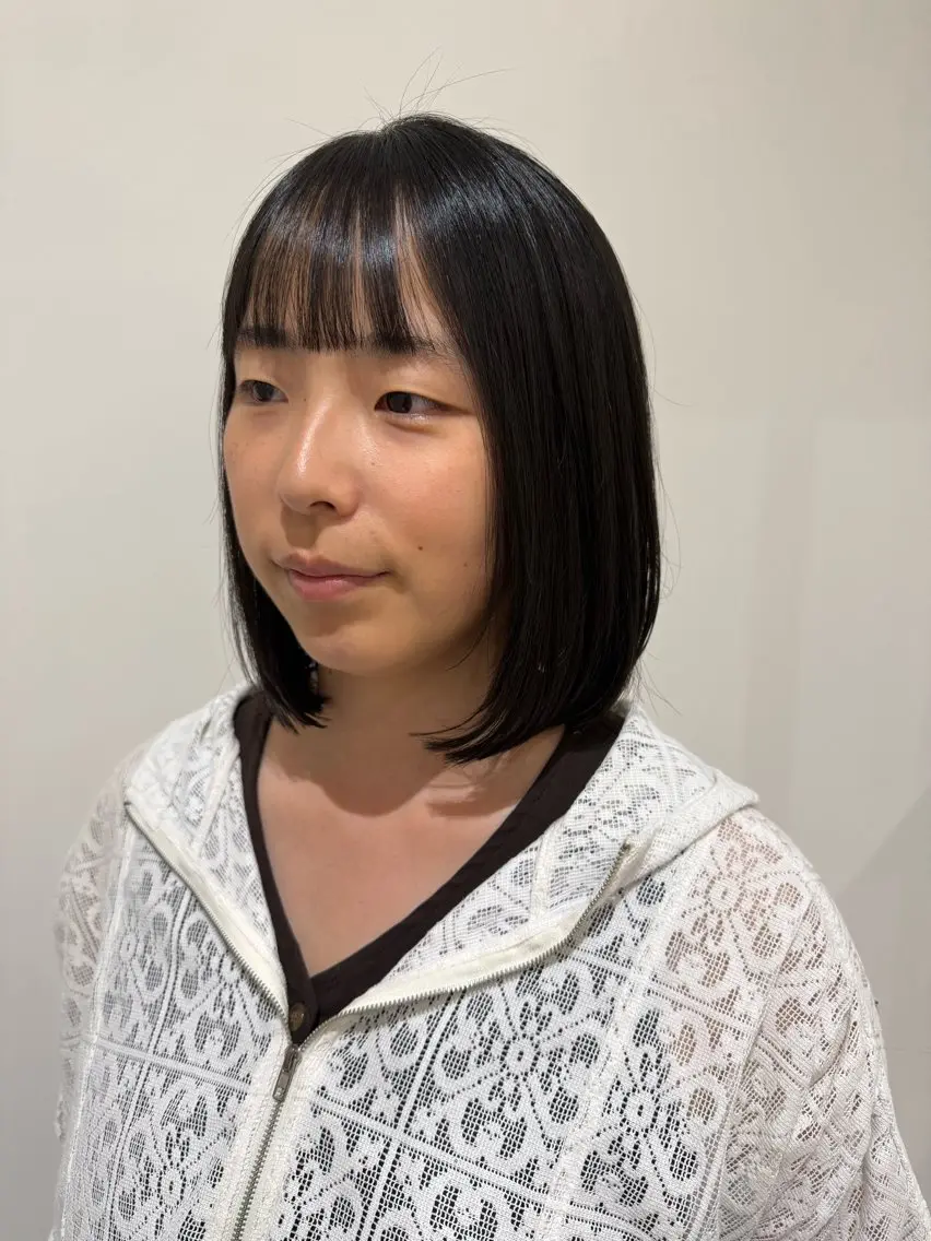 【施術無料🫧】ボブスタイル限定カット(補足説明のご確認お願いいたします🙇🏻‍♀️´-)の写真