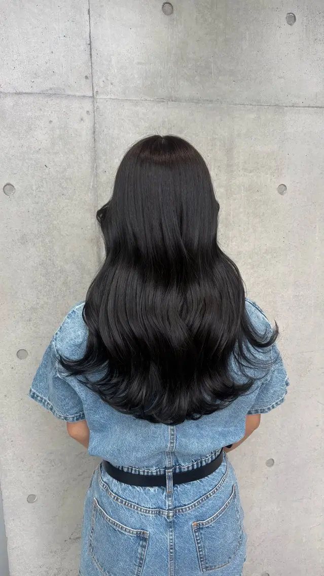 ロング カラー パーマ ヘアアレンジ メンズ メンズ韓国風 透明感カラー グレージュ 髪質改善 韓国風ヘア 赤み消しカラー /美 髪☘️Reika☘️のヘアスタイル