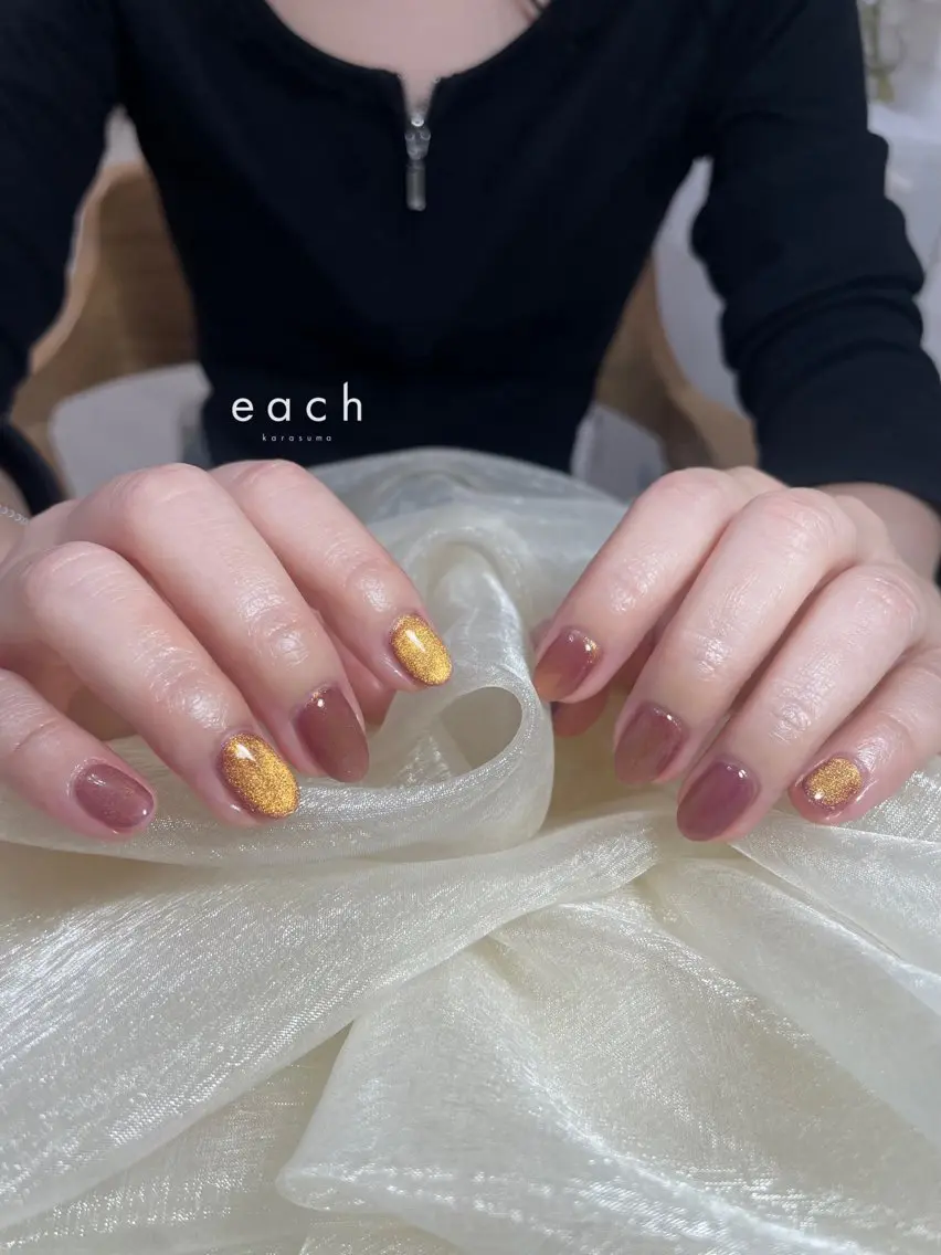 ネイル マグネットネイル each lucaのネイルデザイン