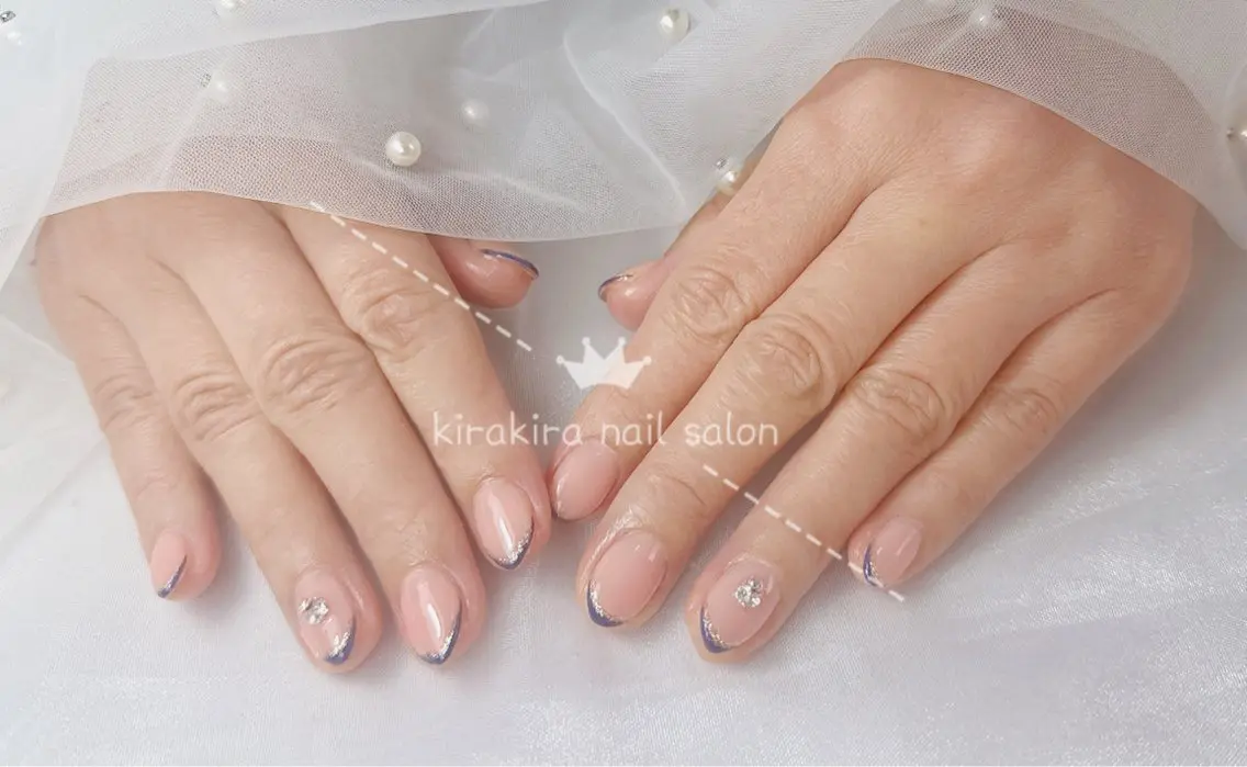 ネイル フレンチネイル オフィスネイル シンプルネイル Kirakira Nail salonのネイルデザイン