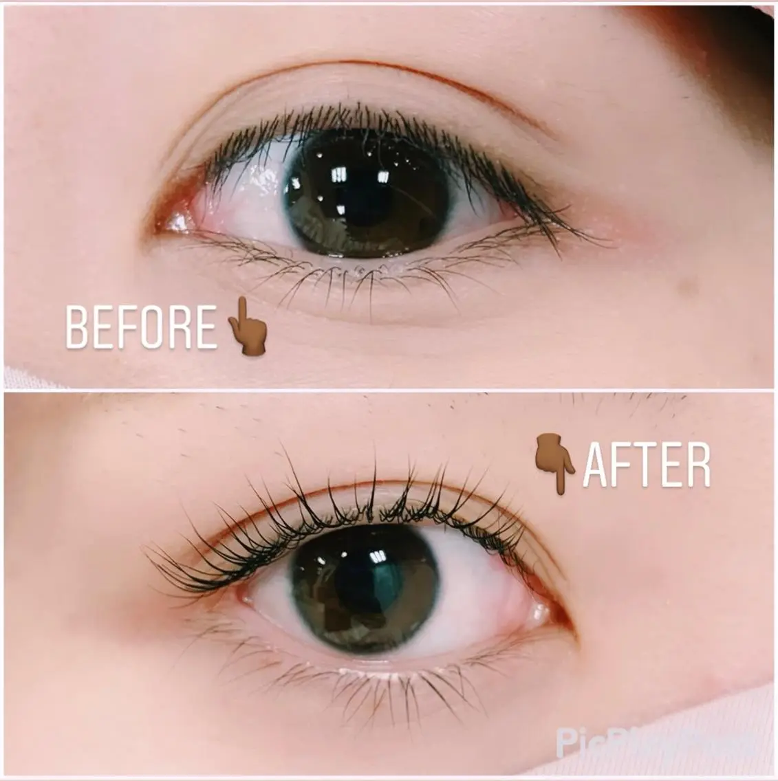 マツエク・マツパ brow&lash WAVEのマツエク・マツパデザイン