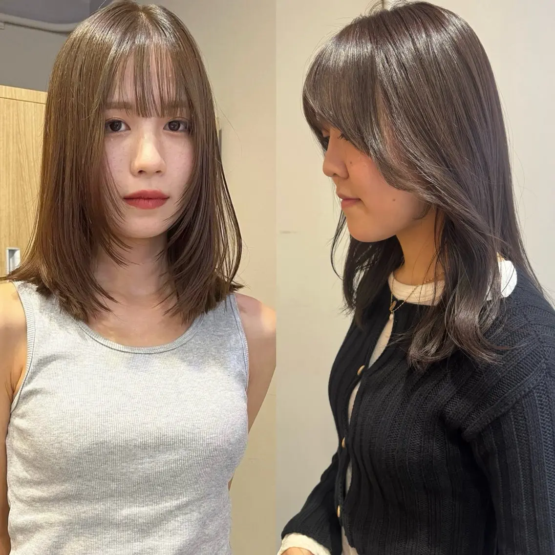 ロング カラー ベージュカラー 透明感カラー レイヤーカット 縮毛矯正/レイヤー /kirara🌼のヘアスタイル