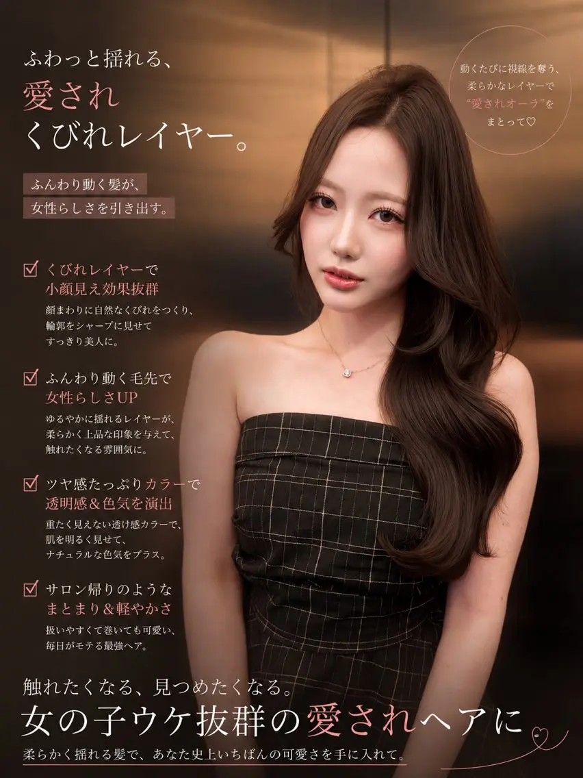 ロング カラー カット ヘアカラー トリートメント 新宿/韓国レイヤー 髪質改善カラー/角所のヘアスタイル