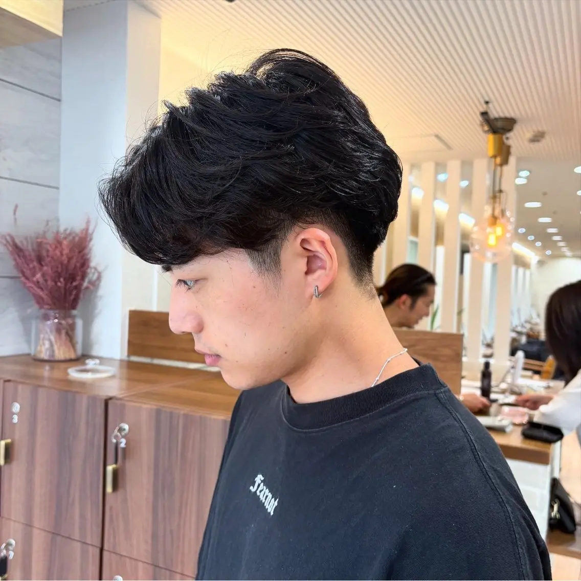 【ミニモ学割2回目まで】《メンズ人気No1》メンズカット+ナチュラルパーマの写真