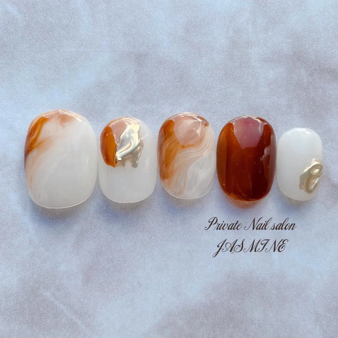 ネイル ミラーネイル ニュアンスネイル ハンドネイル Nail salon JASMINEのネイルデザイン