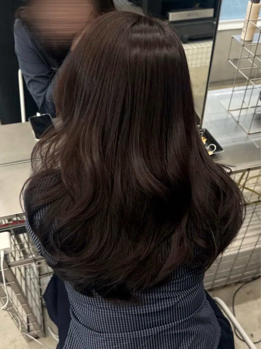 ロング カラー カット ヘアカラー トリートメント yuuna/ ハッシュカット🎀のヘアスタイル