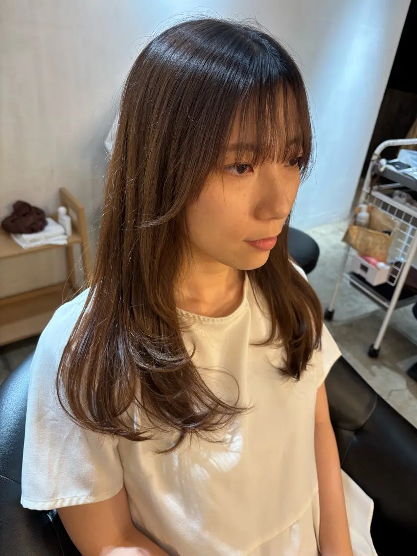 ロング 🌀メンズパーマ🌀 平川海夢のヘアスタイル