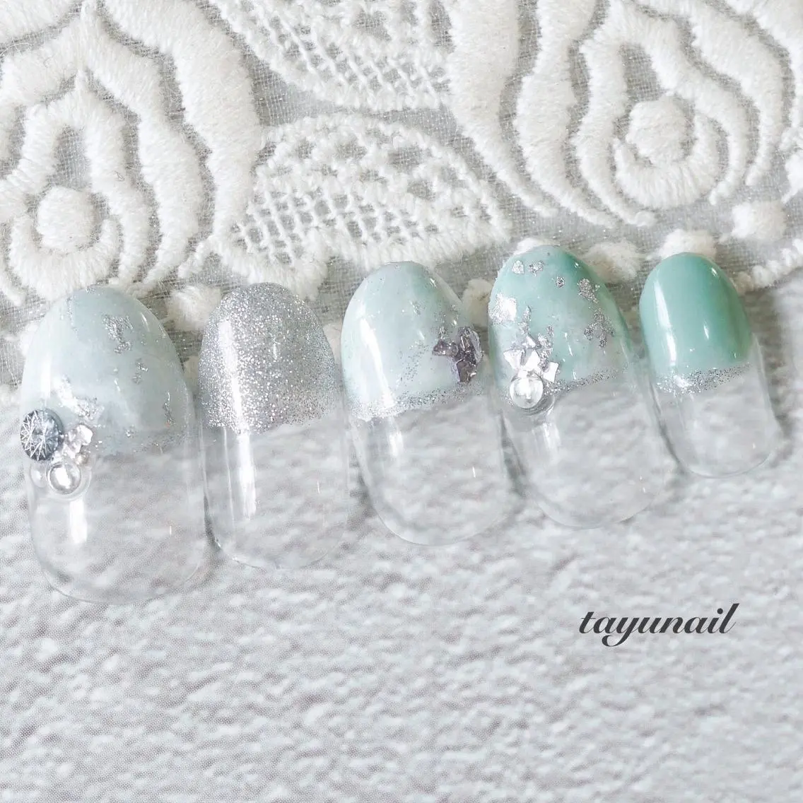 ネイル アートネイル フレンチネイル ジェルネイル ニュアンスネイル ワンカラーネイル ハンドネイル ネイルサロン 【たゆnail】のネイルデザイン