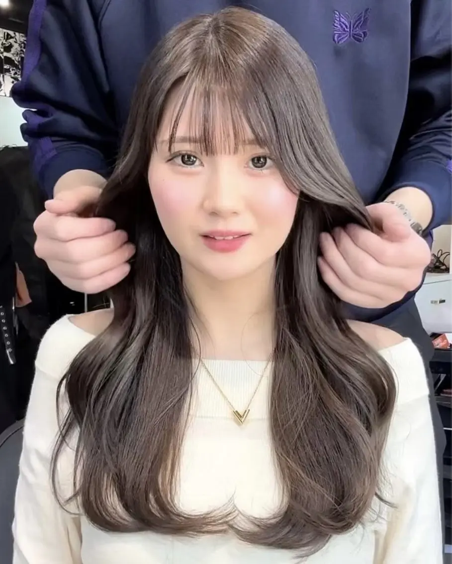 ロング カラー ヘアカラー The Ect 江坂Kurumiのヘアスタイル