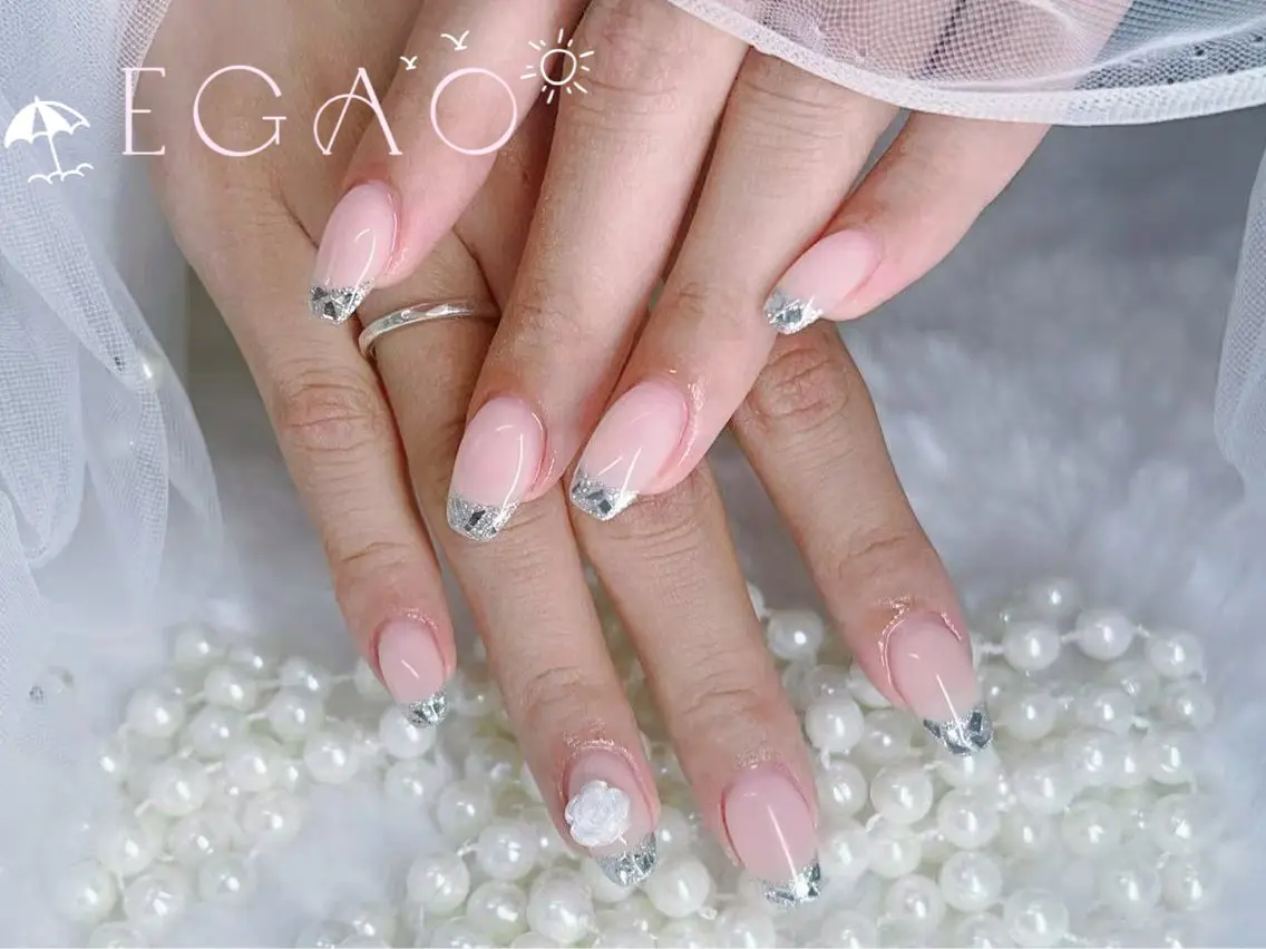 ネイル アートネイル フットネイル フレンチネイル ジェルネイル グラデーション ハンドネイル EGAO NAIL 錦糸町店のネイルデザイン