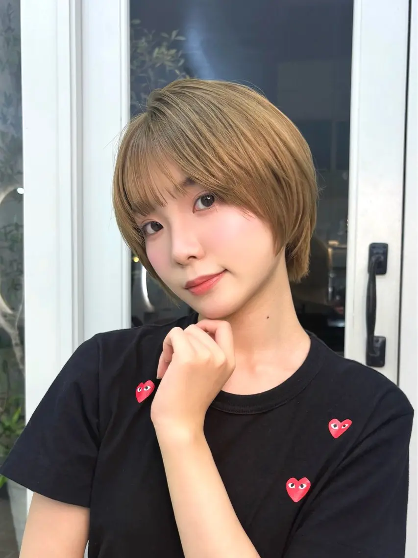 ショート カラー ヘアカラー トリートメント ヘッドスパ 【店長】ブリーチ指名 No.1戸塚優思のヘアスタイル