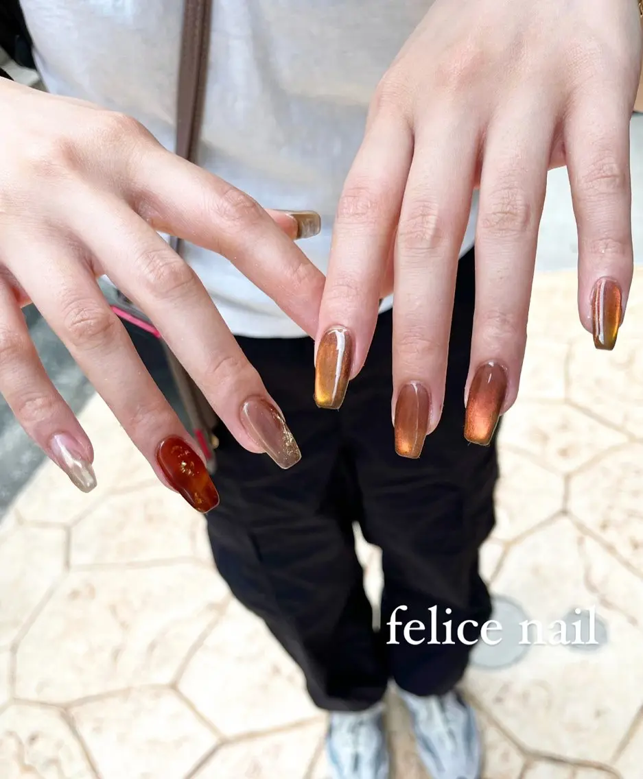 ネイル マグネットネイル felice nailのネイルデザイン