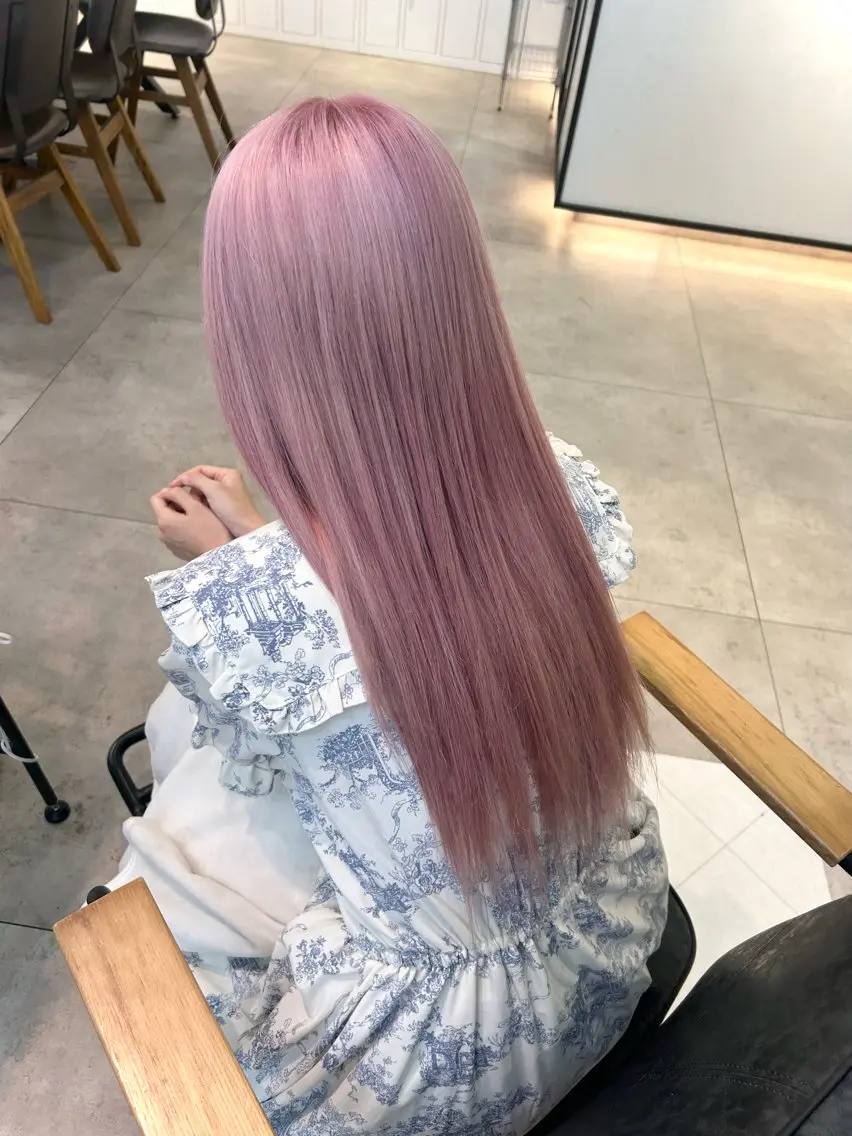 カラー ヘアカラー 暖色ෆ‪透明感カラー 🩷cocoriのヘアスタイル