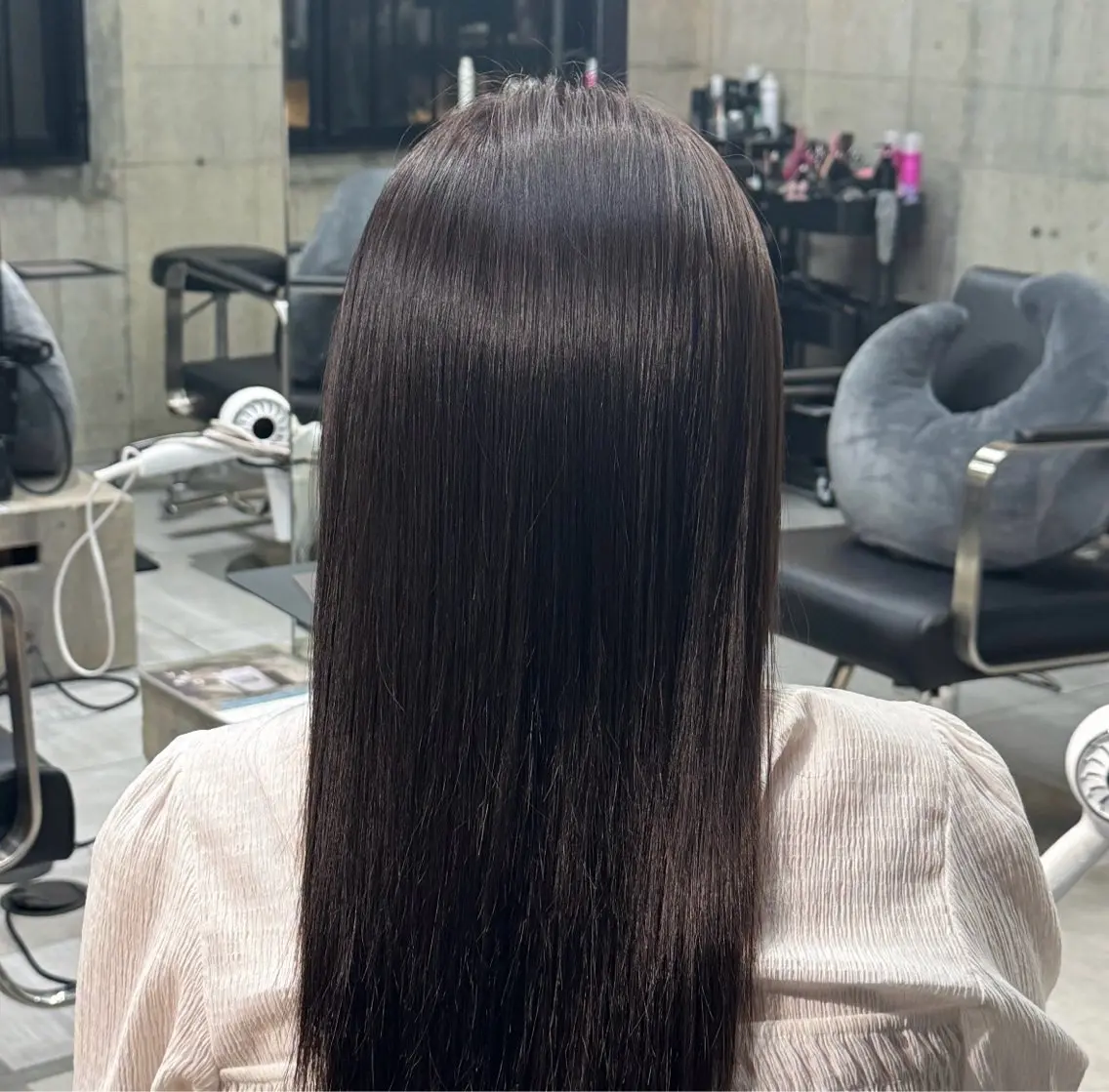 カラー ヘアカラー KAME/艶髪 /ワンカラーのヘアスタイル
