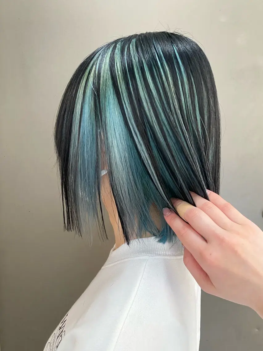 ミディアム 🫧ハイトーン/ 透明感🫧れいか🫧のヘアスタイル