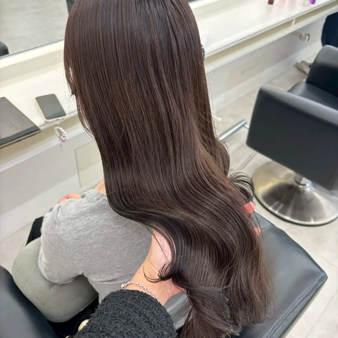 ロング カラー ヘアカラー ParveMix /楠本結菜🤍のヘアスタイル