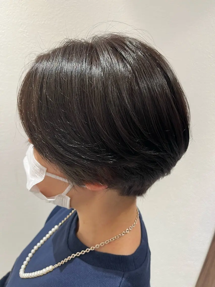 ショート カラー ブリーチなし 暖色カラー/井上あいのヘアスタイル