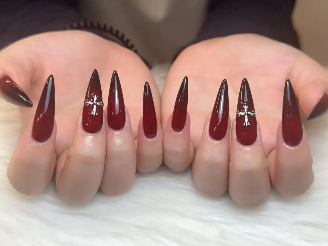 ネイル アートネイル ジェルネイル マグネットネイル ハンドネイル JennNail_ マオのネイルデザイン