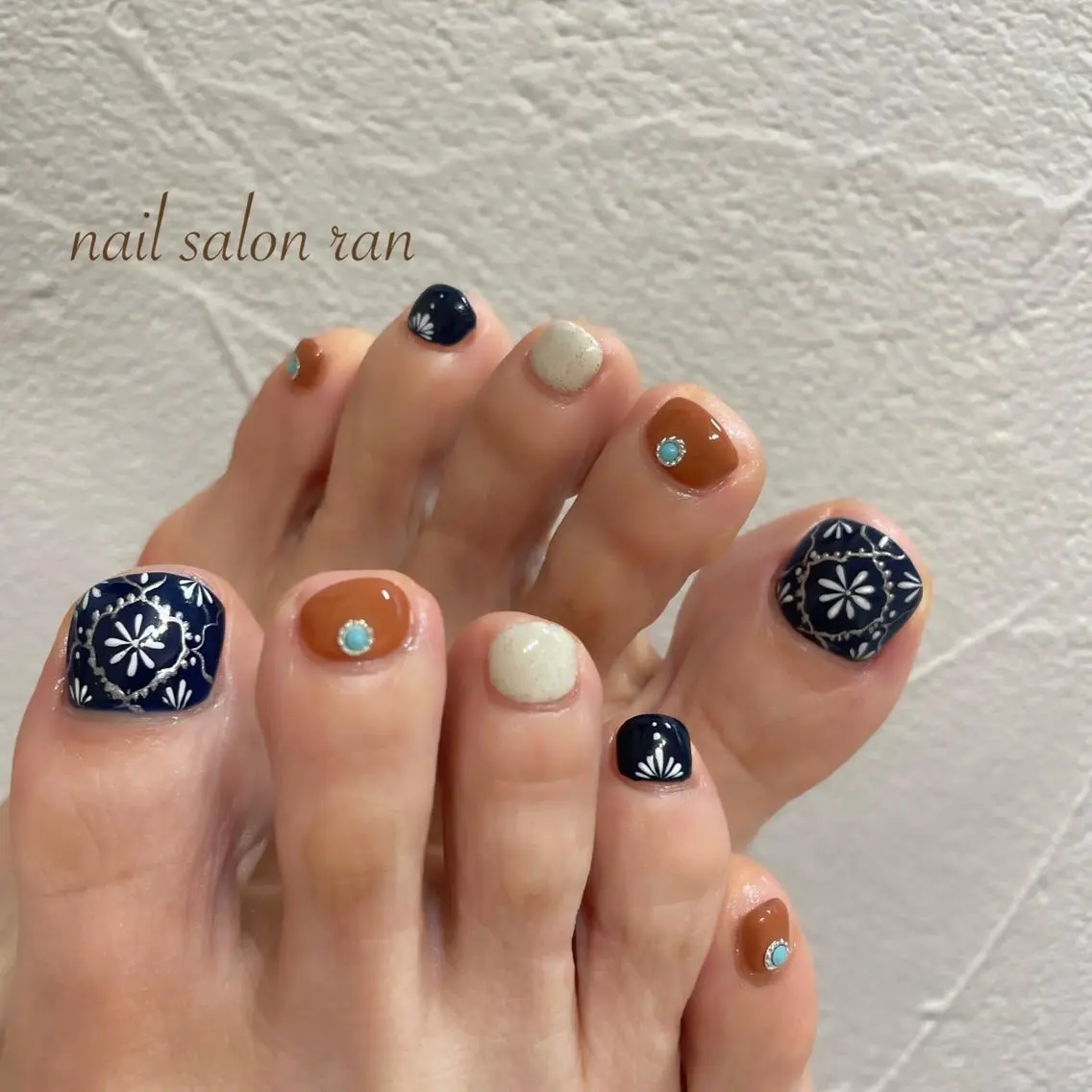 ネイル フットネイル nailsalon ranのネイルデザイン