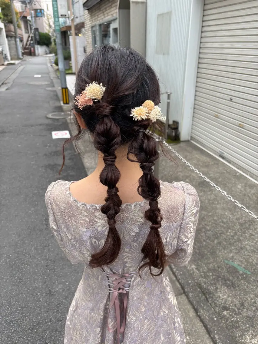 ヘアアレンジ ヘアセット 西山梨々【5/1〜 復帰致します🌼】のヘアスタイル
