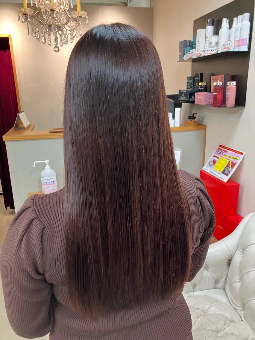 ロング 似合わせ×透明感 カラー🤍MAOのヘアスタイル