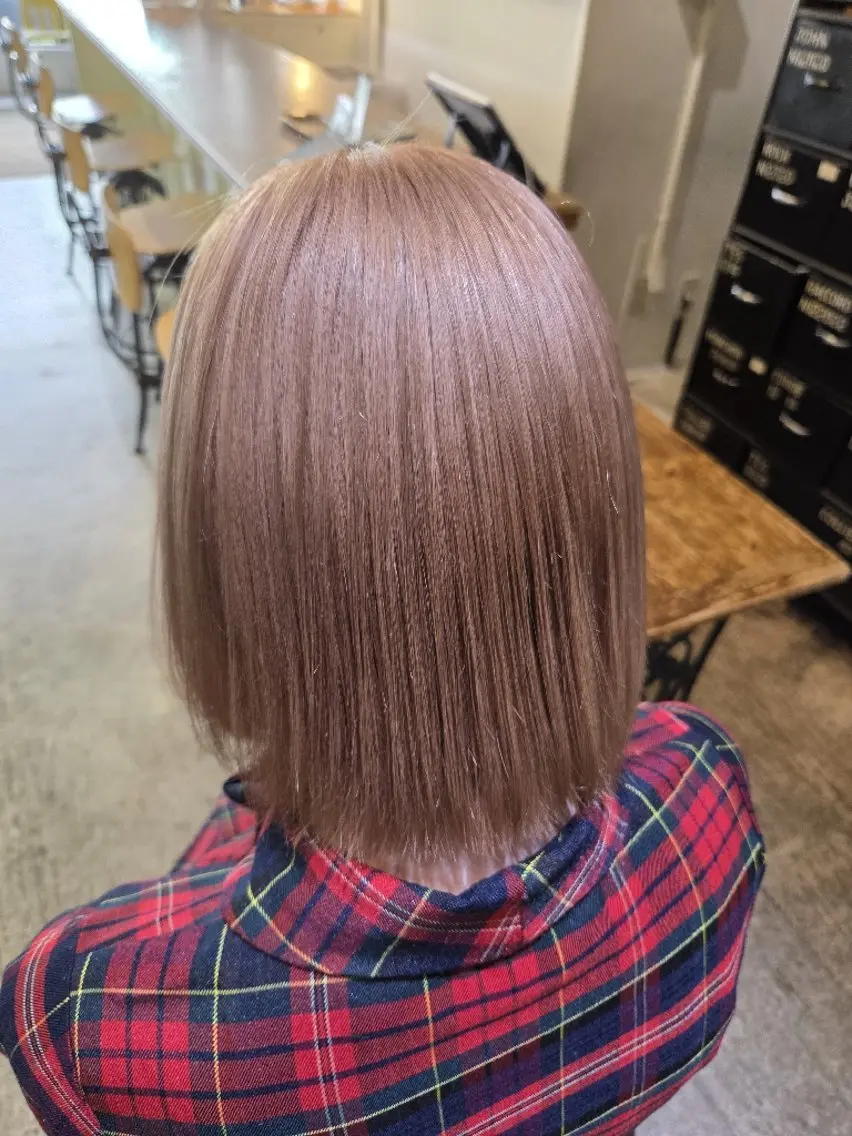 カラー 翔斗ブリーチなし🫧 で叶う透明感カラーのヘアスタイル