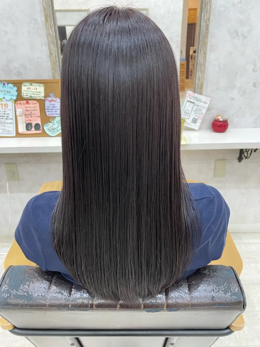 ロング トリートメント カット トリートメント 柴 芙未菜のヘアスタイル